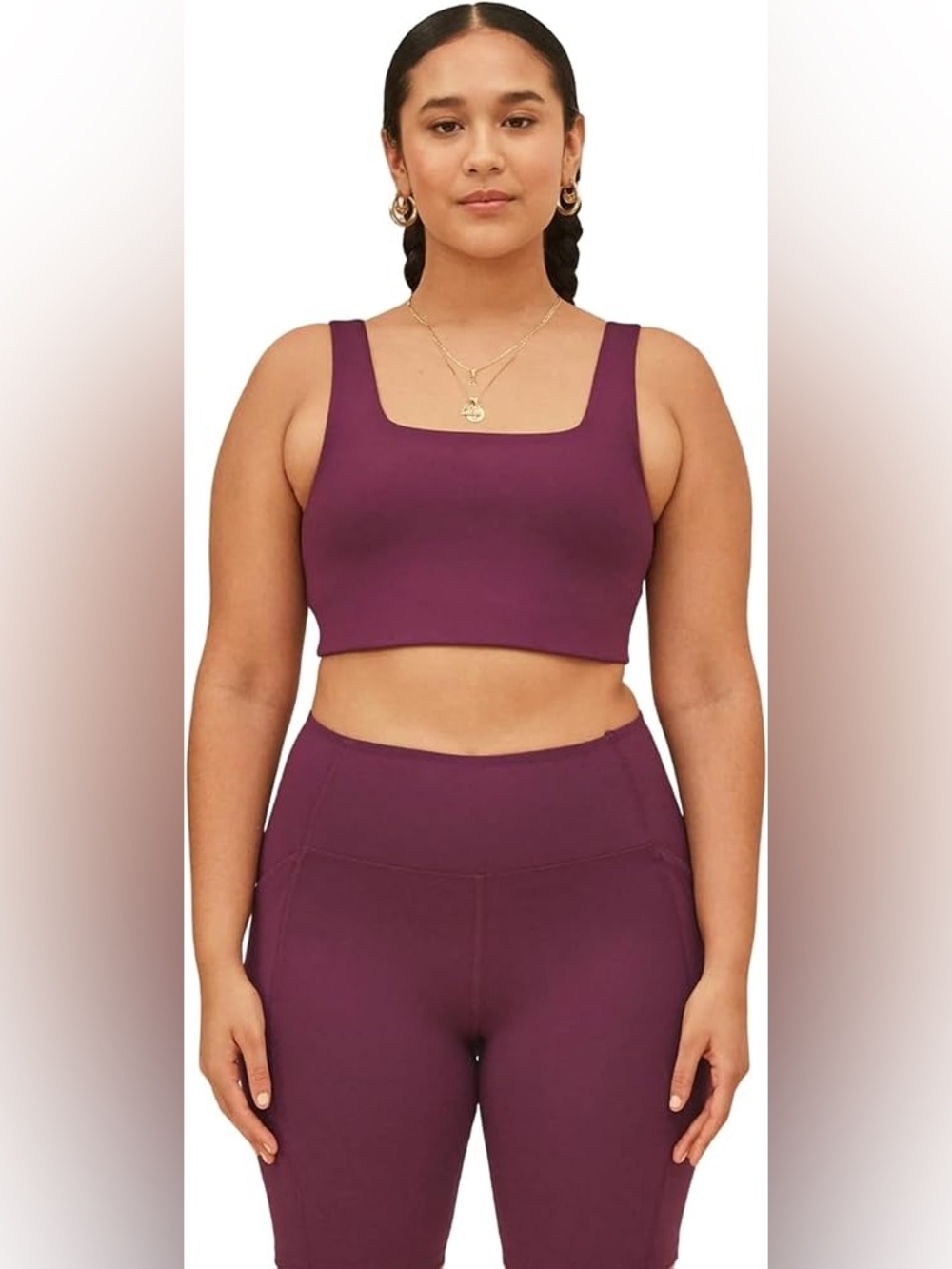 girlfriend collective Tommy crop bra